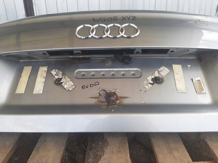 фото №12, Кришка багажника зад audi a4 b7 sedan s-line колір ly7g оригінал