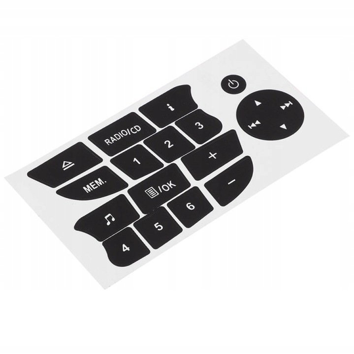 фото №2, Scenic grand scenic наклейки ремонтные радио