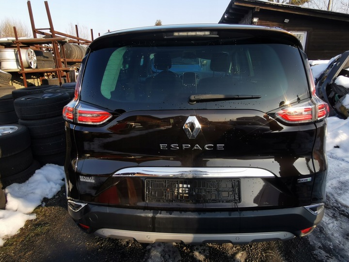 фото №16, Renault espace v 5 14-23 бампер задній зад 6xpdc комплектний коричневий ted17