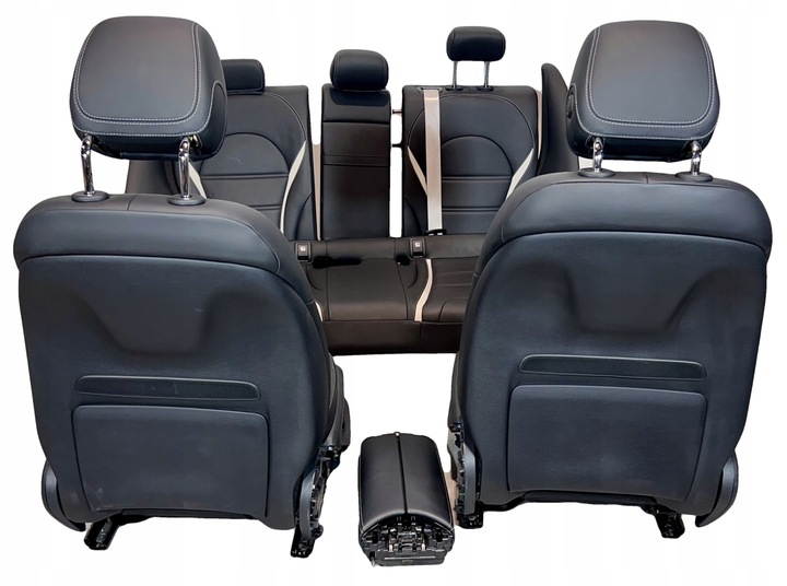 фото №8, Mercedes c63s w205 amg affalterbach сидіння обшивки комплект