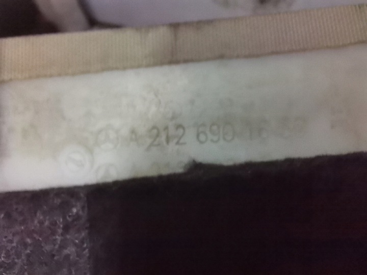 фото №7, Планка стеля pdc mercedes w212 sedan a2126901650