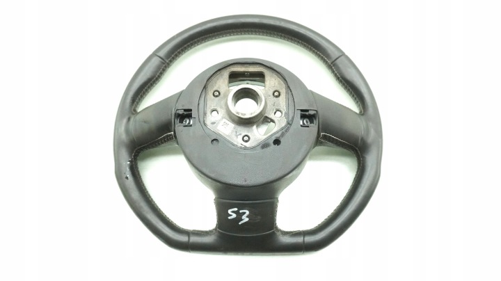 фото №12, Audi s3 8p рестайлинг руль кожаный мультифункция срезанная 8p0419091cr
