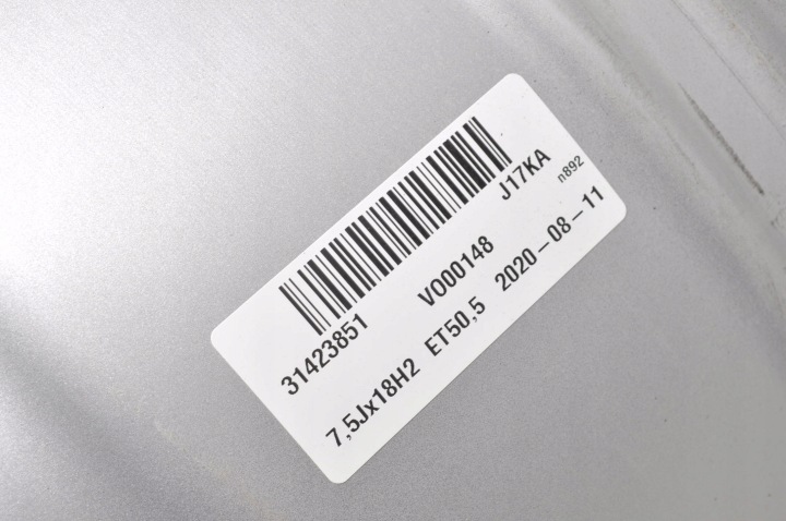 фото №10, Volvo xc40 xc60 алюминиевый диск r18" 7.5j 5x108 et50.5 31423851