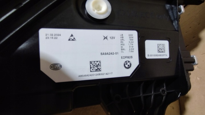 фото №9, Лампа bmw x1 u11 полный led usa чёрная чёрный левая правая 5a9a241 5a9a242 - 01