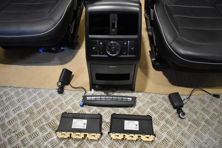 фото №3, Сидіння шкіра вентильовані підігрів модулі decory 7os. kpl. mercedes gl w166 1