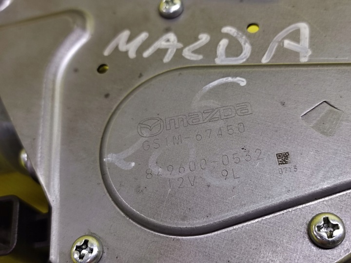 фото №8, Mazda 6 двигунчик двірники зад 8496000532