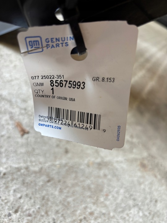 фото №7, Новое подкрылок перед левая правые corvette c8 z06 stingray 2021 2022 2023 2024