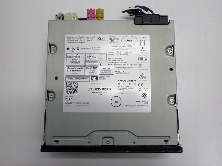 фото №7, Навигация навигация радио дисплей 3g5035820h 5nn919605b vw taigo 23r