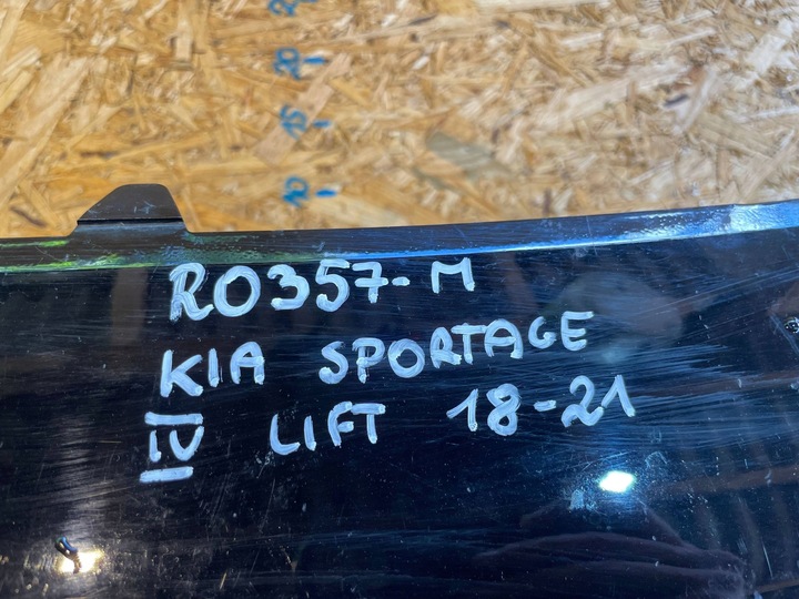 фото №12, Kia sportage iv 4 рестайлінг 18-21 спойлер планка накладка бампера перед переднє