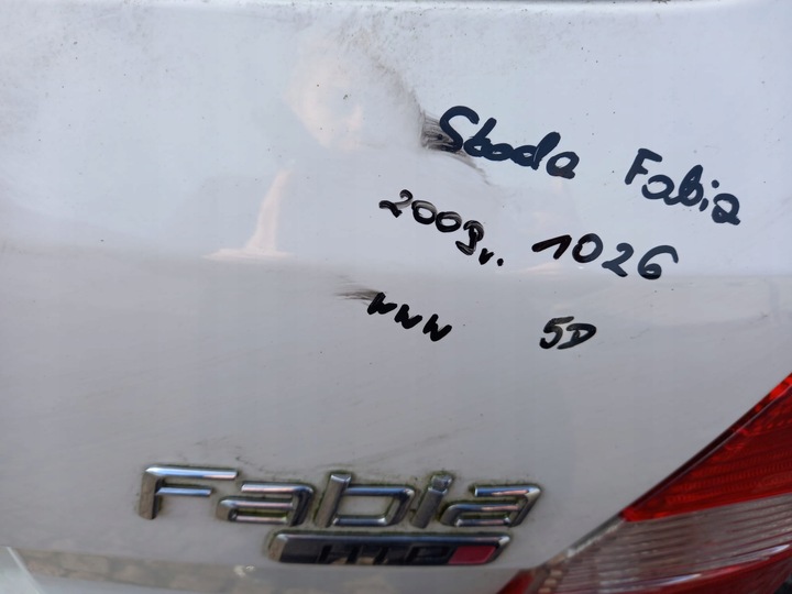фото №4, Кришка зад skoda fabia ii 1026 5d 09r універсал