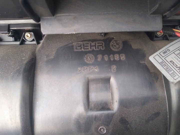 фото №6, Bmw e60 обігрівач кондиціонера behr дорестайлінг