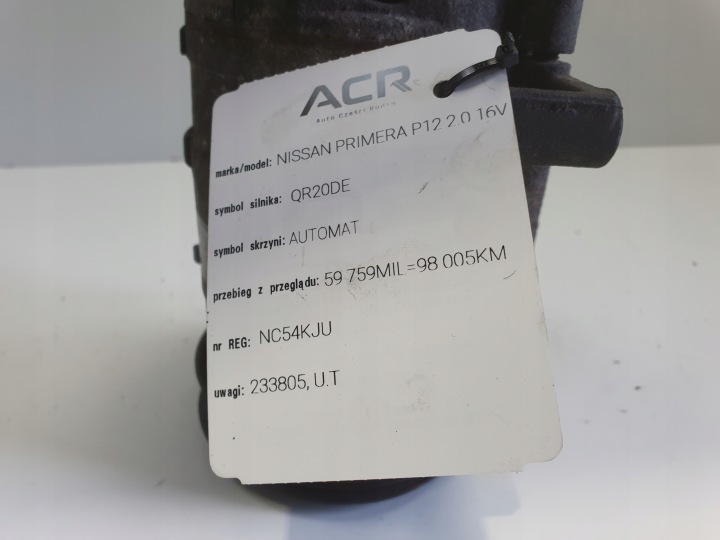 фото №8, Компрессор кондиционера nissan primera p12 2.0 16v _ 92600-au000