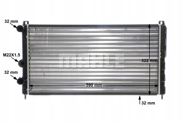 фото №12, Радіаторів води mahle knecht cr405000s