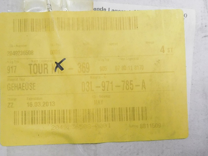 фото №6, З'єднувач свічок розжарювання штирів vw оригінальний номер 03l971785a