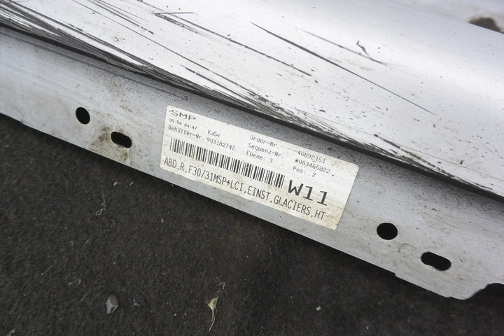 фото №6, Bmw f30 f31 накладка планка порогова ліва права м-пакет a83