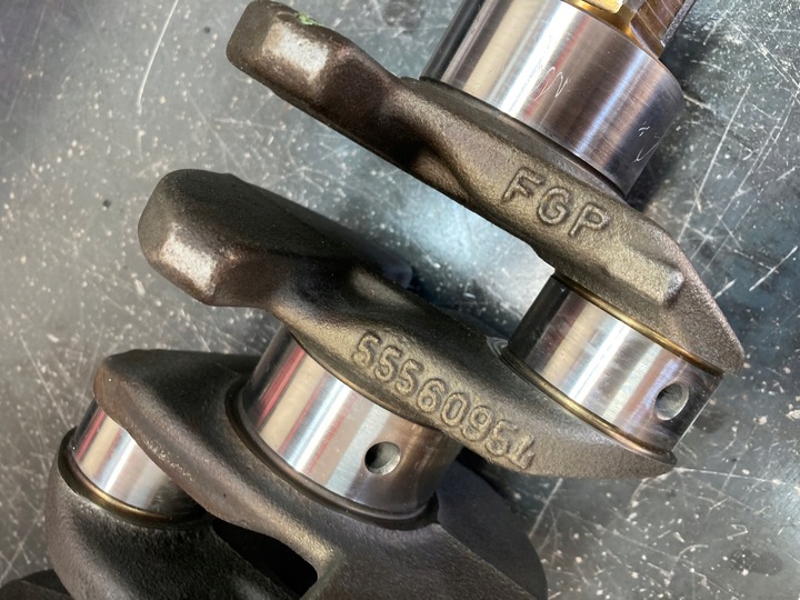 фото №11, 55560954 wał колінчастий opel 1.8 a18xer z18xer 1 шліф