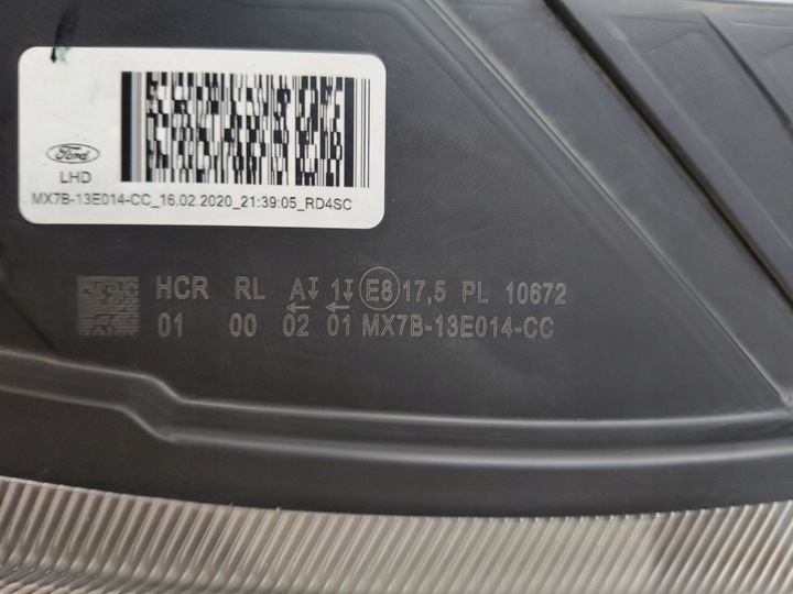 фото №9, Лампа права фара ford focus mk4 18- led