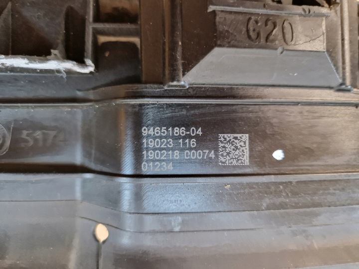 фото №10, Bmw g20 iii 3 жалюзі нижня dół впуск кермо повітря org 9465186-04