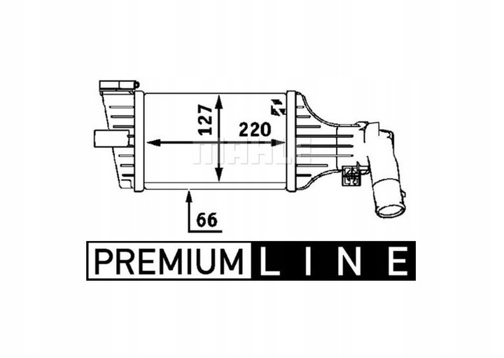 фото №1, Behr mahle інтеркулер opel astra g якість оригінальний номер