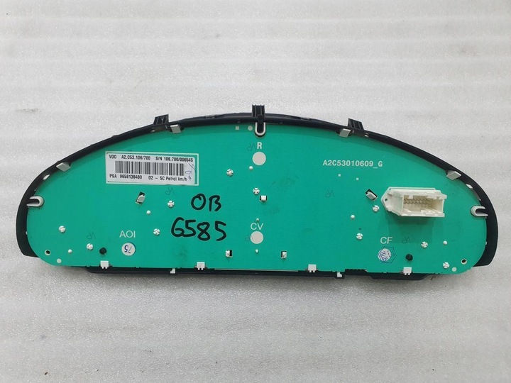 фото №7, Спидометр приборы peugeot 407 2.0 hdi eu 9658138480