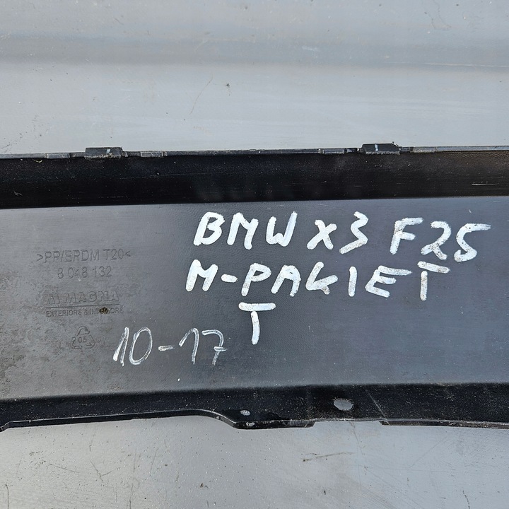фото №9, Bmw x3 f25 2010-2017 м-пакет бампер зад накладка