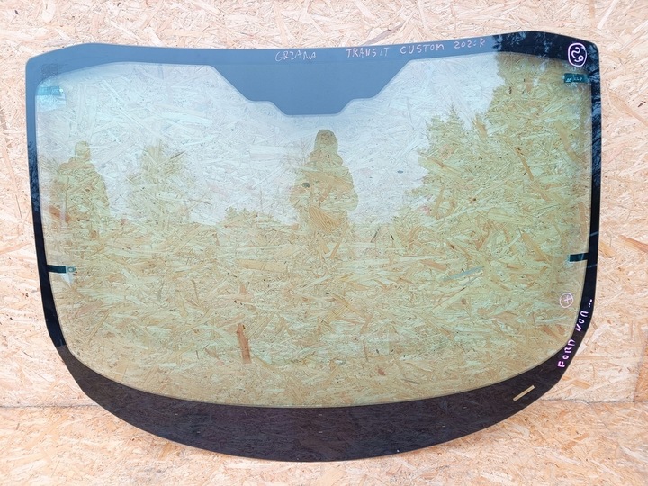 фото №1, Ford transit custom стекло с подогревом передняя перед лобовое оригинал 2020r