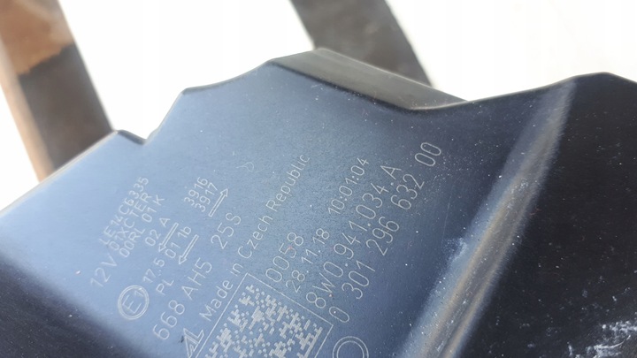 фото №9, A4 b9 8w лампа правая перед полный led 8w0941034a