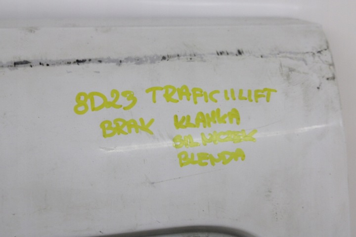 фото №14, Trafic vivaro primastar ii 01r- кришка багажника зад задня od31