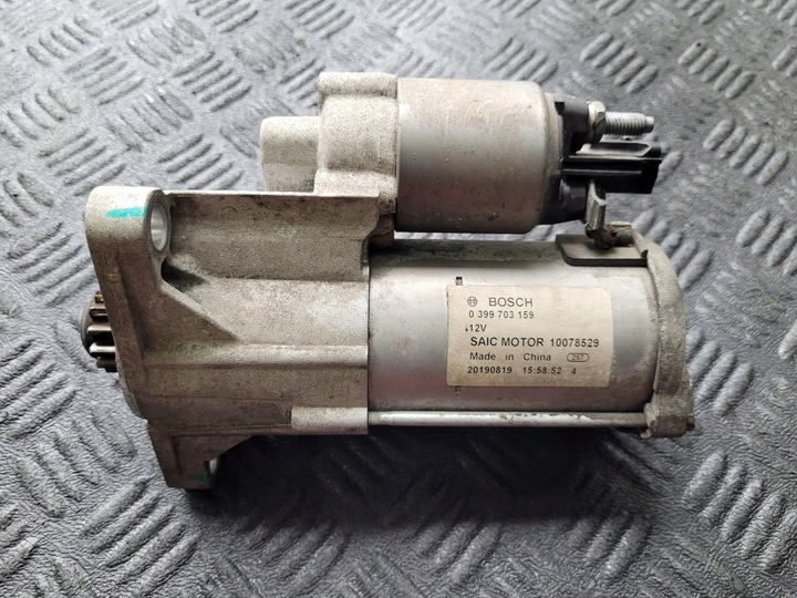 фото №3, Стартер 10078529 mg hs i 1.5 t tgi автомат