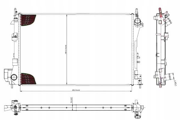 фото №2, Радіаторів двигуна opel signum vectra c vectra c gt