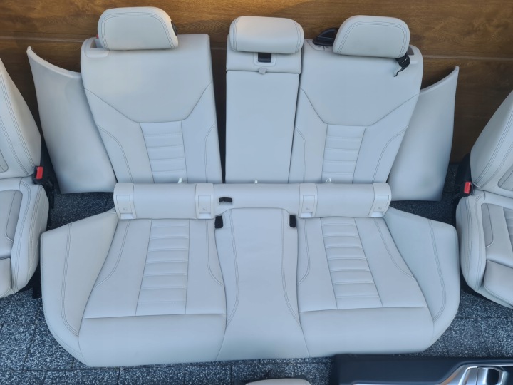фото №7, Bmw g26 i4 комплект сидінь сидіння leder vernasca / бежево-сірий dekorsteppung