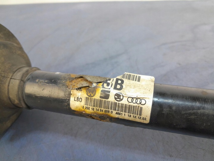 фото №4, Audi a8 d3 4.0 tdi полуось левая зад 4e0501203b