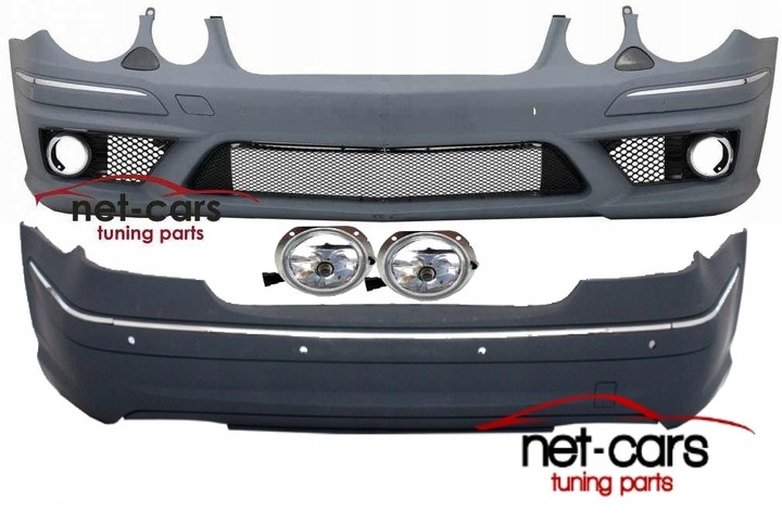 фото №2, Бампер перед pdc зад hal mercedes w211 fl 06- amg