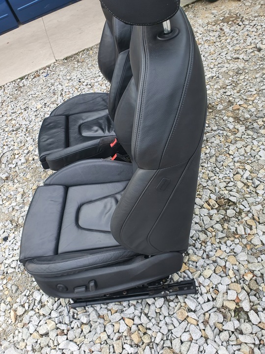 фото №13, Audi a4 b8 a5 сидіння спортивні чорна шкіра підігрів!!! електрика!!!