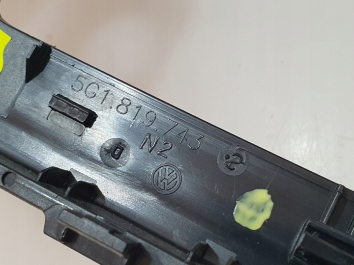 фото №7, Vw golf vii решётка воздуховод заборщик воздуха dekor средний рамка 5g1819728