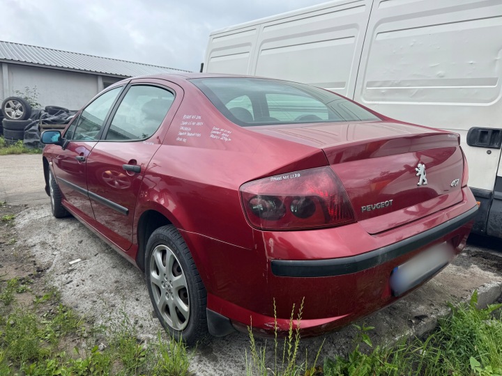 фото №16, Peugeot 407 sedan крышка багажника зад задняя код краски kkqd