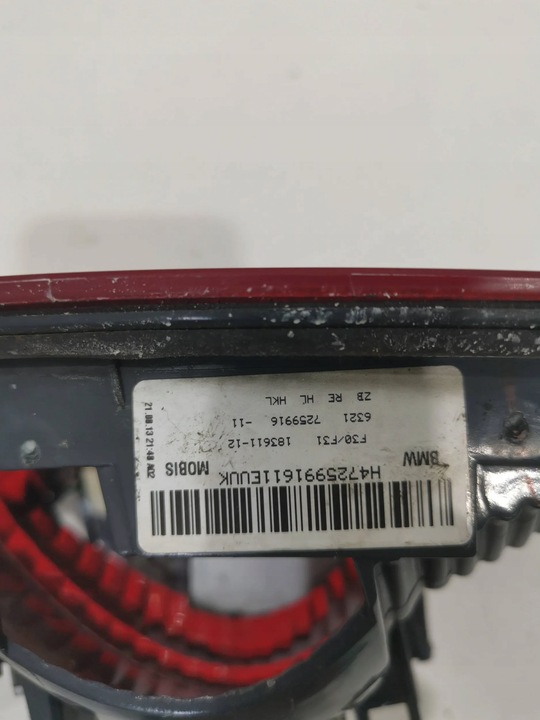 фото №7, Bmw 3 f30 f31 лампа лівий зад ідеальний стан