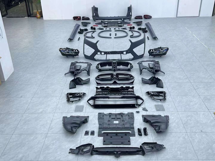 фото №16, Bmw x5 g05 x5m bodykit f95 2018-2021 бампер дифузор решітка радіатора зад бампер x5 m