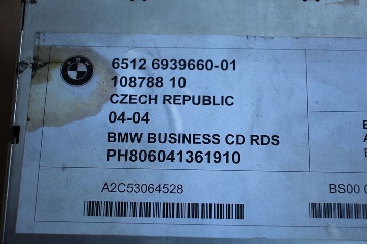 фото №7, Радио bmw e46 бизнес cd rds оригинальные 6939660