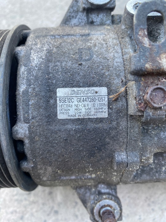 фото №7, Компрессор кондиционера toyota auris i 2.2 d