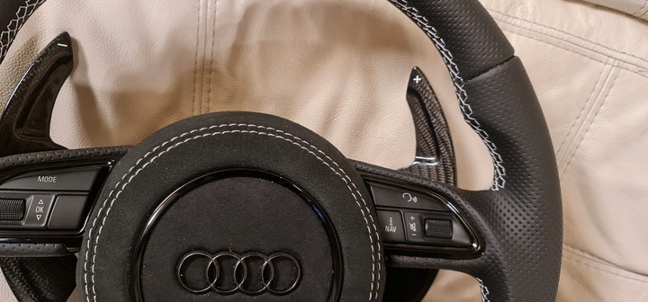 фото №7, Кермо модифікація audi a6 c7 rs5 ori карбон