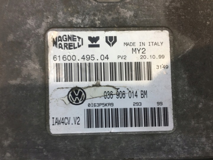 фото №5, Блок керування двигуном (ecu) vw polo iii 6n2 1.4 036906014bm