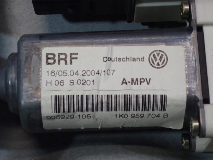 фото №5, Vw touran i 03-06 підйомник вікна зад праве 1k0959704b 1t0839730h