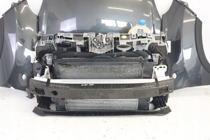 фото №9, Перед бампер капот крыло pas радиатор fiat 500l 2017r 609/b