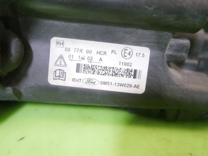 фото №8, Фара лампа права перед 8m5113w029ae ford focus mk2 fl 07-11