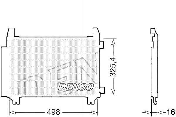 фото №8, Радиатор кондиционера toyota yaris 10- 1.0 i 16v, версия: франция den