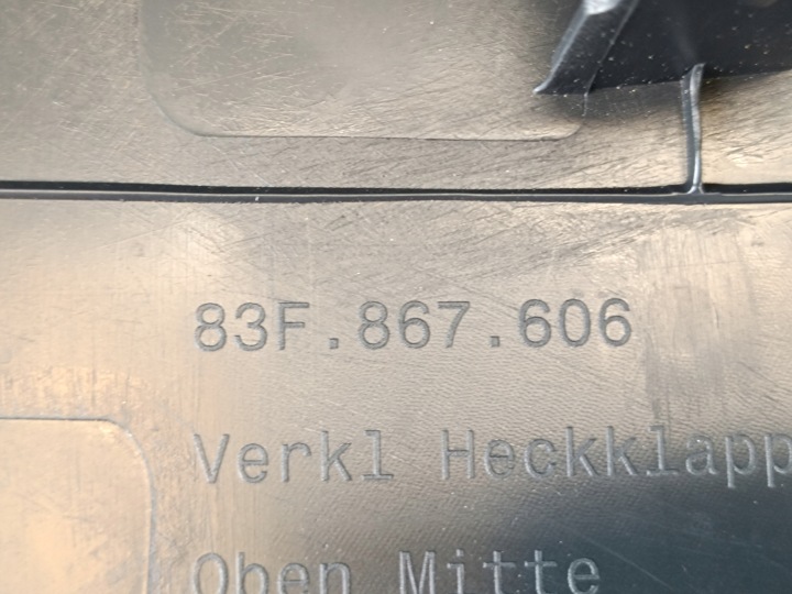 фото №13, Audi q3 f3 sportback 1,5tsi 110kw 2024r карта крышки багажника 83f867607