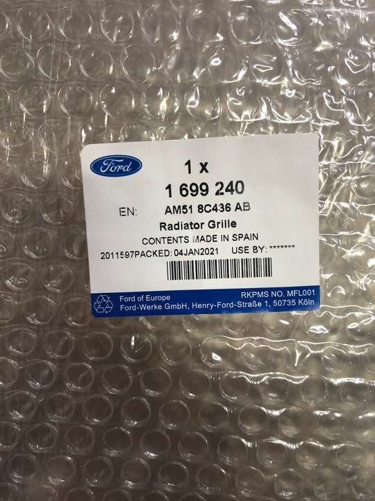 фото №3, Рамка хромированная бампера ford c-max grand c-max