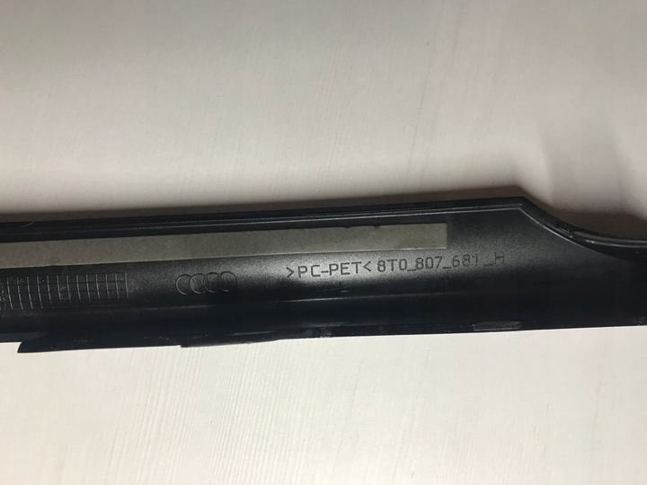 фото №9, A5 8t рестайлинг 11-16 планка решётки бампера левая 8t0