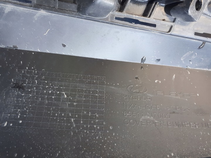 фото №13, Hyundai tucson iv 20 21- 2020- бампер перед решітка радіатора